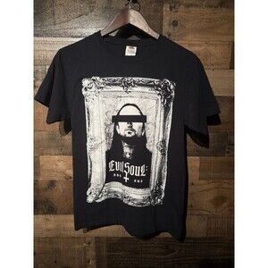 🔥RARE 666 Manson T Shirt Mens S Evil Soul Goth Dark Emo